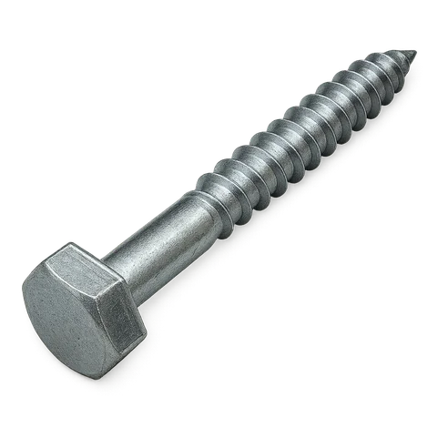 Шуруп глухарь шестигранный 6х130 мм оцинкованный